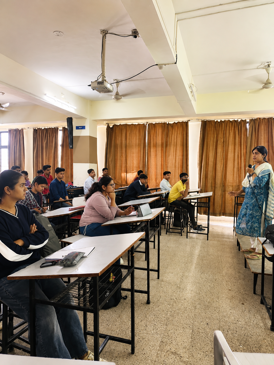 Counselling session with students and faculty
