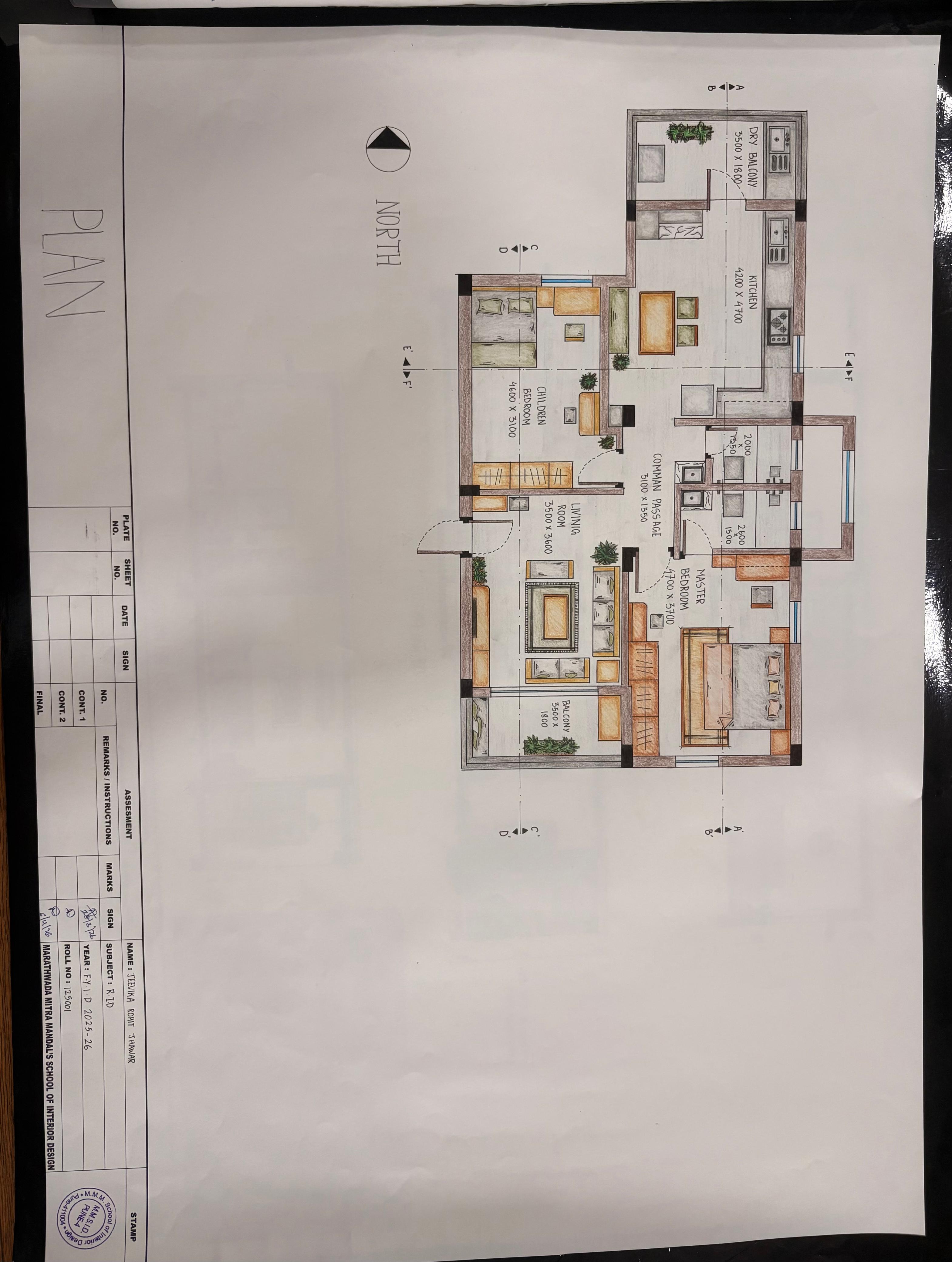 Jeevika student work from 2025–26, piece 02