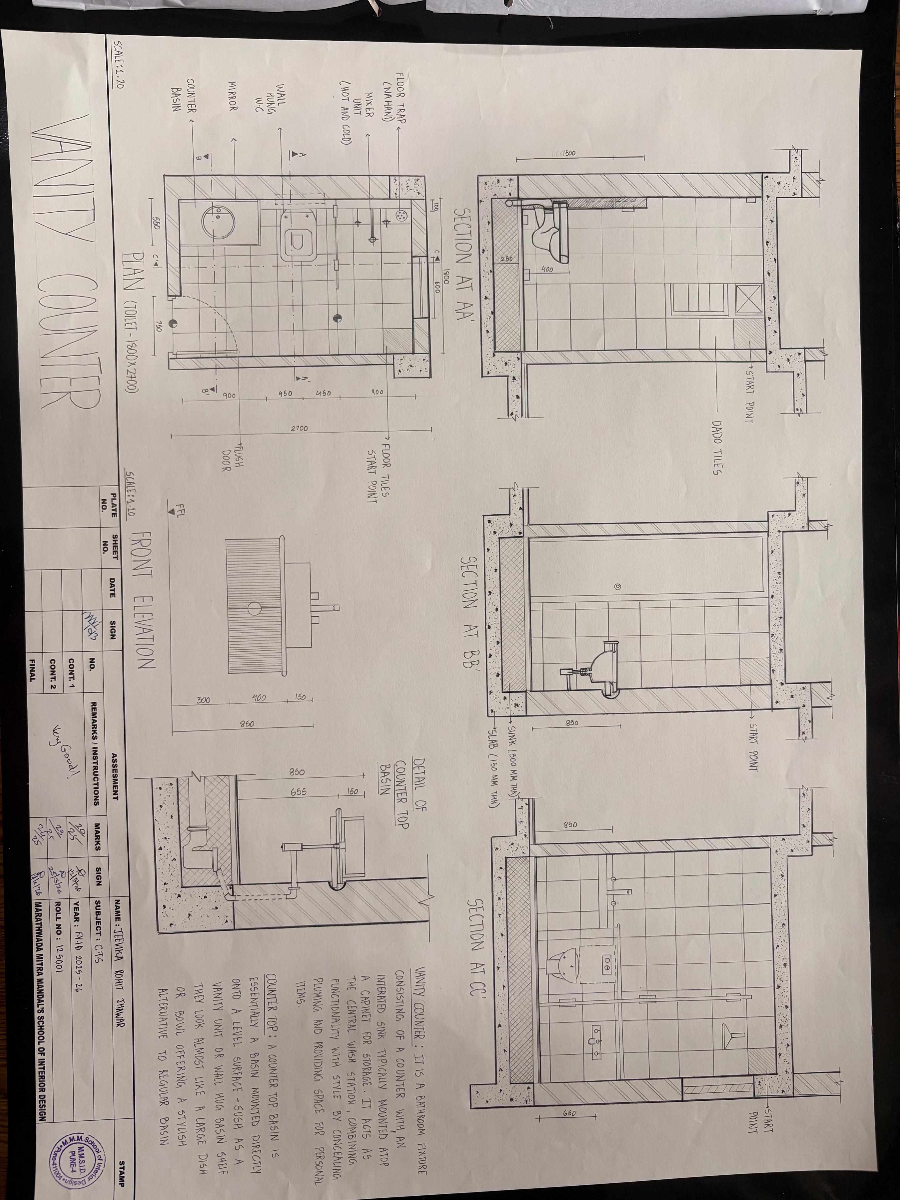 Jeevika student work from 2025–26, piece 04