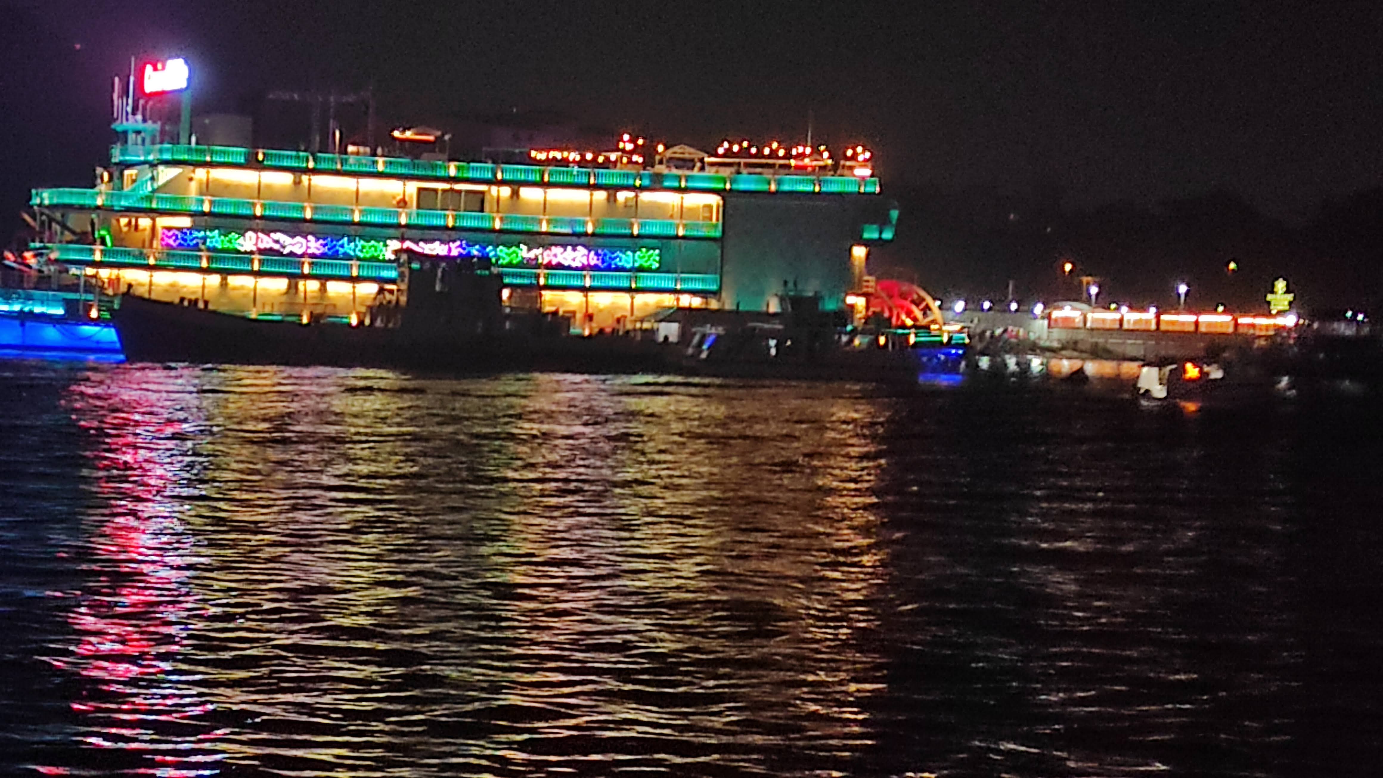 Students on a Goa study tour cruise