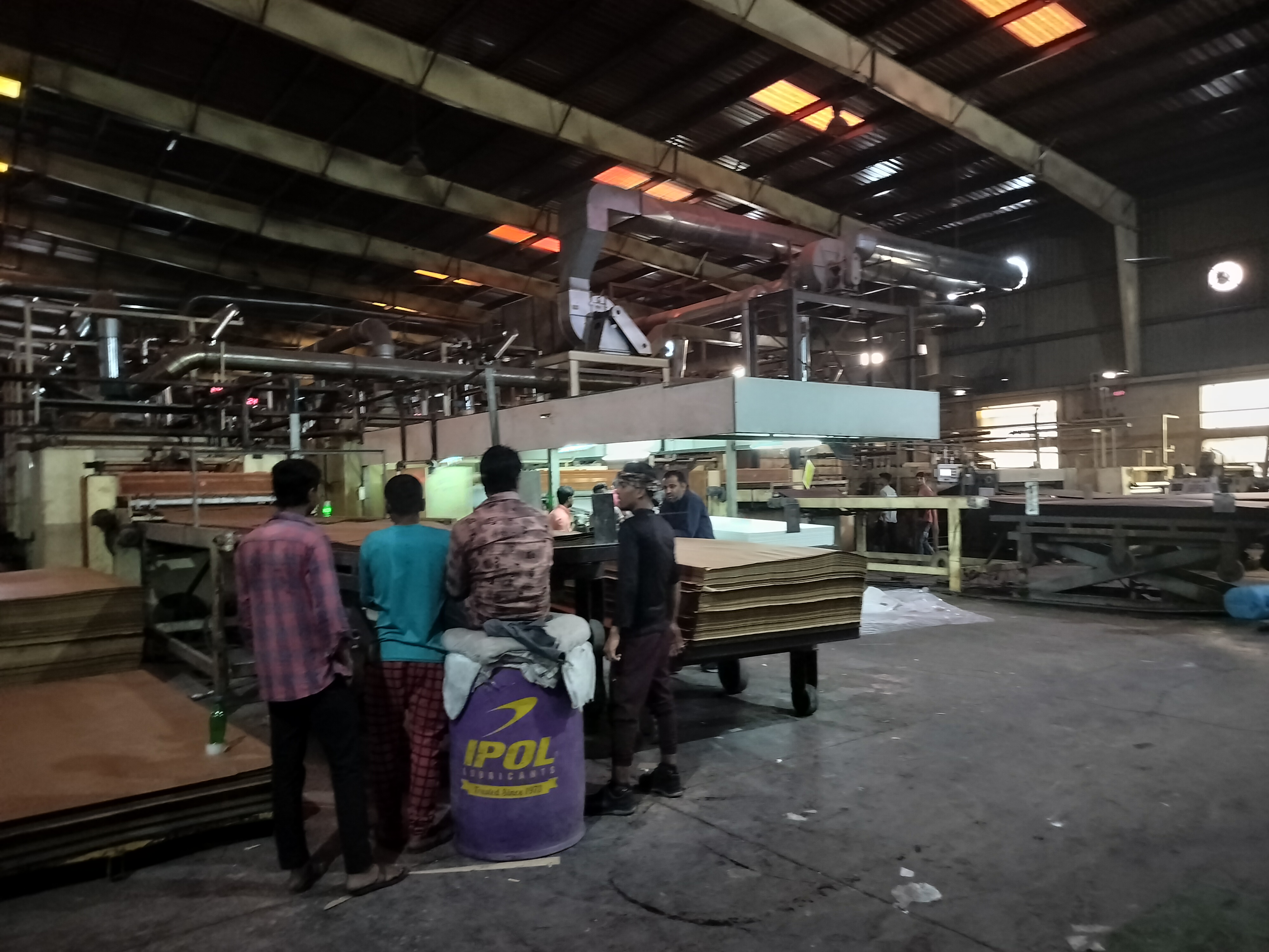 Laminate factory industry visit