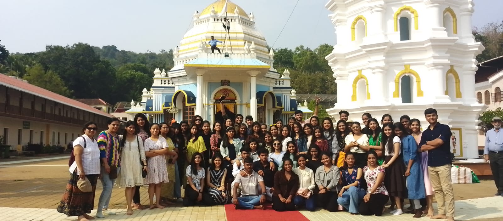 Mangeshi temple study tour visit